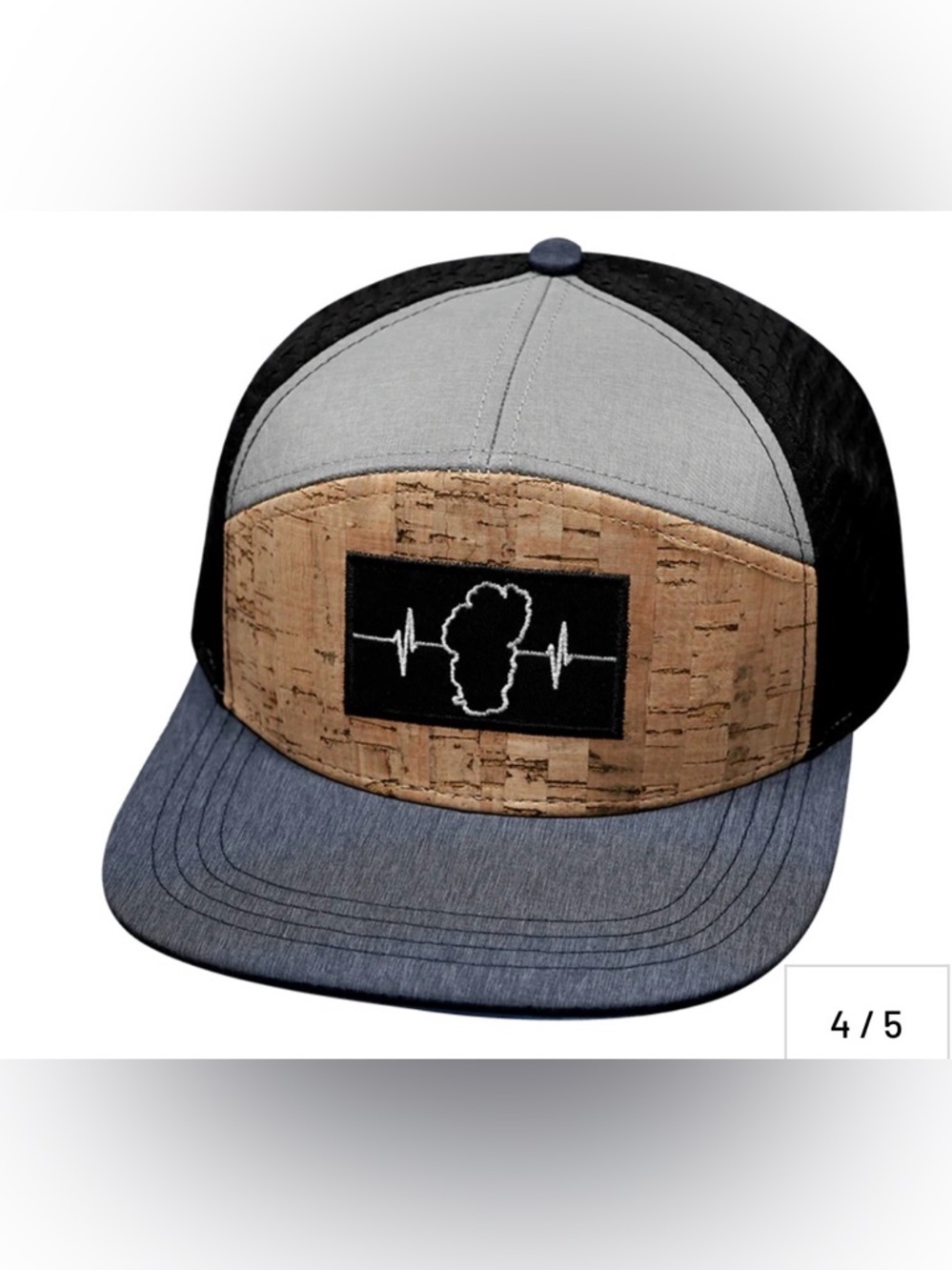 THE HEARTBEAT BRAND Tahoe Cork Front Trucker Hat